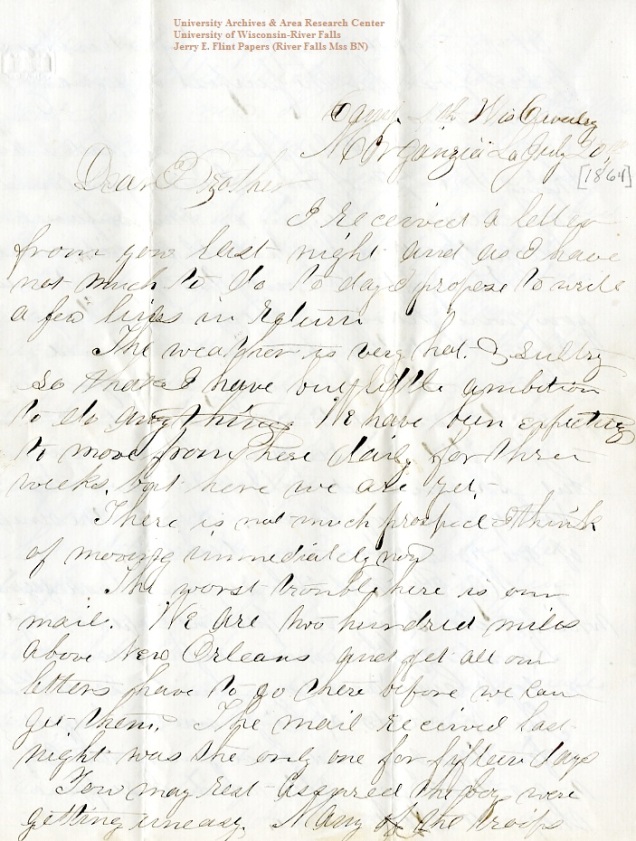 Flint Letter 1864-7-20