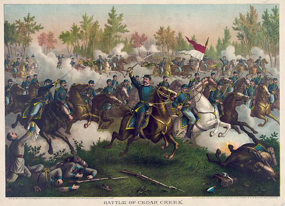 Battle of Cedar Creek, from the Library of Congress